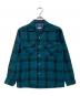PENDLETON（ペンドルトン）の古着「60-70`Sオンブレボードシャツ」｜ブルー×ブラック