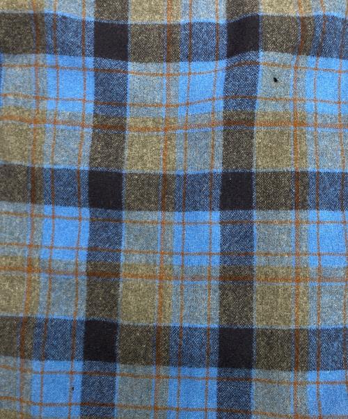 PENDLETON（ペンドルトン）PENDLETON (ペンドルトン) 70-80`sボードシャツ ブルー×グレー サイズ:Mの古着・服飾アイテム