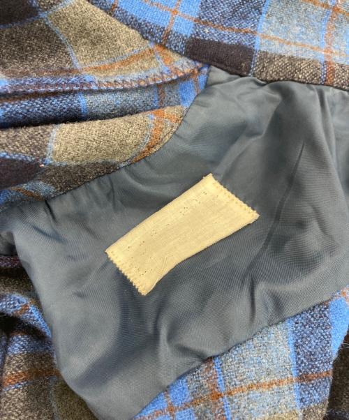 PENDLETON（ペンドルトン）PENDLETON (ペンドルトン) 70-80`sボードシャツ ブルー×グレー サイズ:Mの古着・服飾アイテム