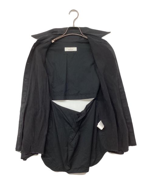 AKIRA NAKA（アキラナカ）AKIRA NAKA (アキラナカ) バックオープンシャツ ネイビー サイズ:2の古着・服飾アイテム