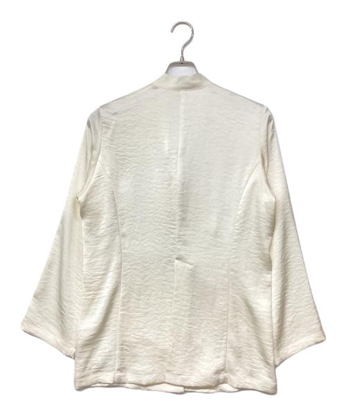 sahara（サハラ）sahara (サハラ) Long Tie Satin Jacket / ロングタイサテンジャケット ホワイト サイズ:記載なしの古着・服飾アイテム