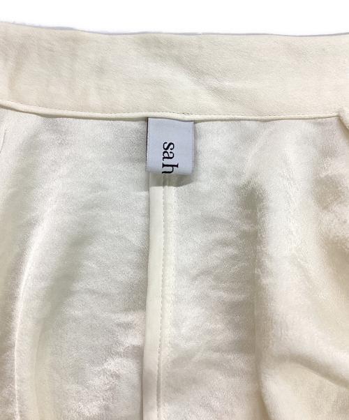 sahara（サハラ）sahara (サハラ) Long Tie Satin Jacket / ロングタイサテンジャケット ホワイト サイズ:記載なしの古着・服飾アイテム