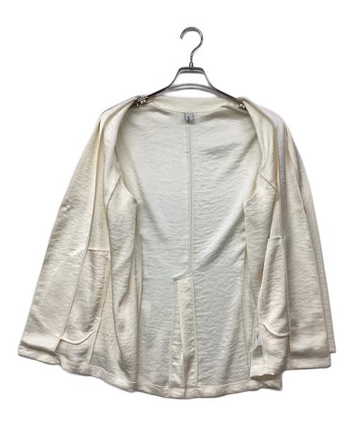 sahara（サハラ）sahara (サハラ) Long Tie Satin Jacket / ロングタイサテンジャケット ホワイト サイズ:記載なしの古着・服飾アイテム