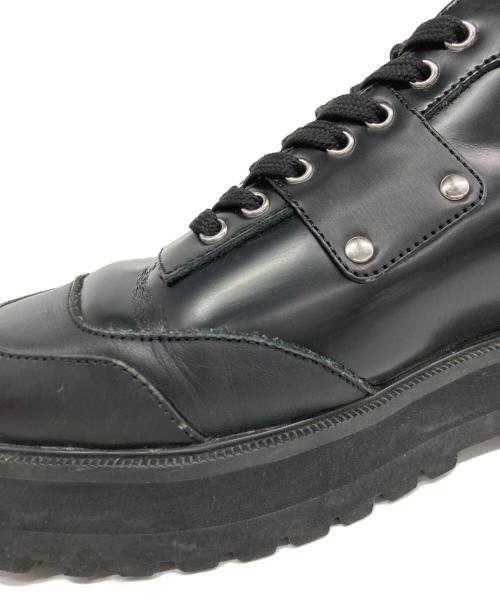 OAO（オーエーオー）OAO (オーエーオー) SCULP TANK / レザースニーカー ブラック サイズ:26の古着・服飾アイテム