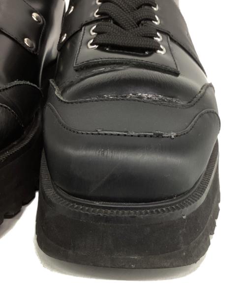 OAO（オーエーオー）OAO (オーエーオー) SCULP TANK / レザースニーカー ブラック サイズ:26の古着・服飾アイテム