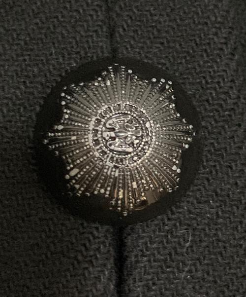 Chloe（クロエ）Chloe (クロエ) ノーカラーメルトンコート ブラック サイズ:T34の古着・服飾アイテム