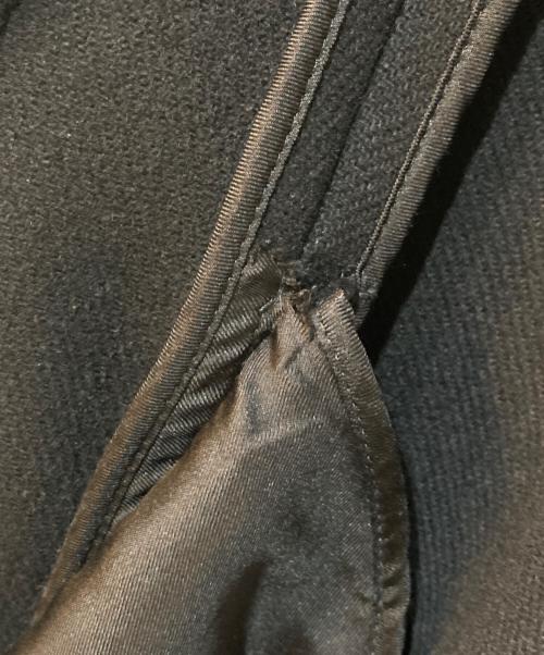 Chloe（クロエ）Chloe (クロエ) ノーカラーメルトンコート ブラック サイズ:T34の古着・服飾アイテム