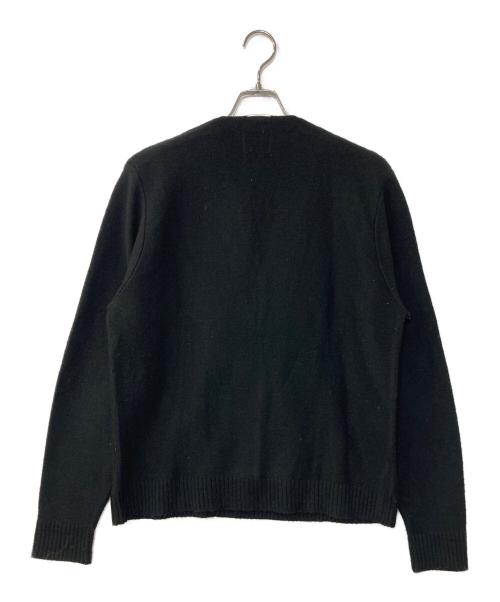 BRENT（ブレント）BRENT (ブレント) Vネックニット ブラック×レッド サイズ:Lの古着・服飾アイテム