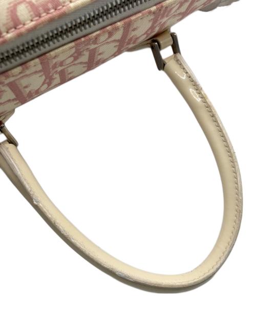 Christian Dior（クリスチャン ディオール）Christian Dior (クリスチャン ディオール) トロッター柄ミニボストンバッグ ピンクの古着・服飾アイテム