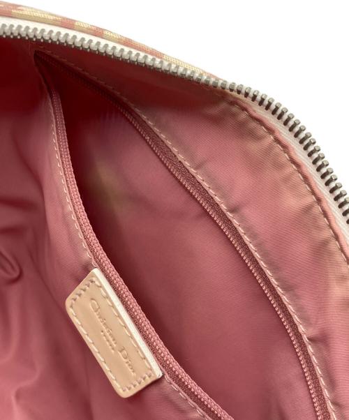 Christian Dior（クリスチャン ディオール）Christian Dior (クリスチャン ディオール) トロッター柄ミニボストンバッグ ピンクの古着・服飾アイテム