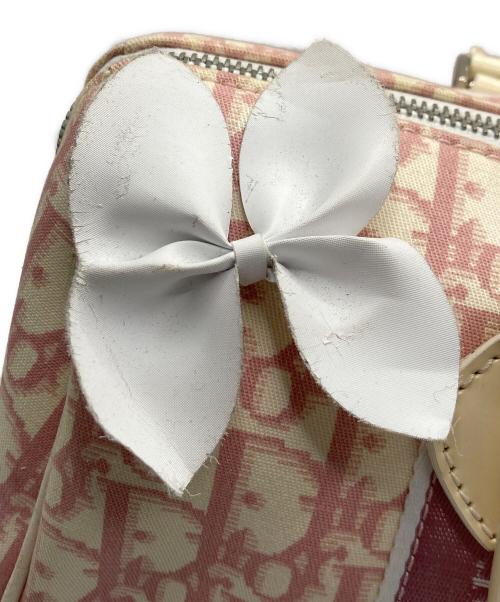 Christian Dior（クリスチャン ディオール）Christian Dior (クリスチャン ディオール) トロッター柄ミニボストンバッグ ピンクの古着・服飾アイテム
