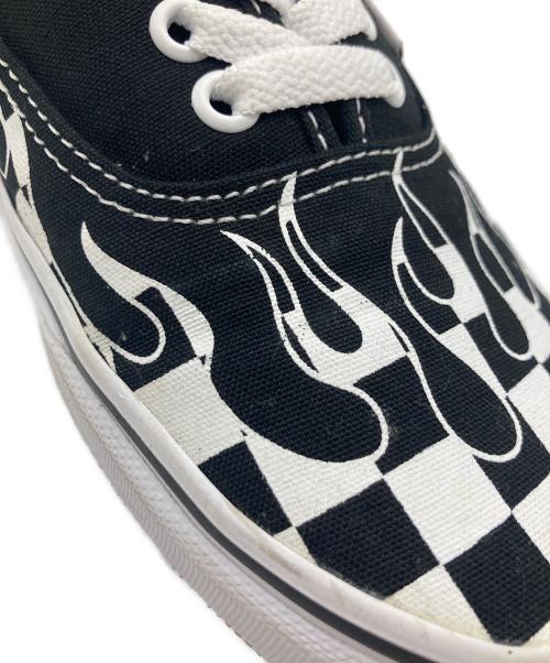 VANS（ヴァンズ）VANS (ヴァンズ) AuthenticCheckerFrame オーセンティック チェッカー フレーム  ホワイト×ブラック サイズ:26の古着・服飾アイテム
