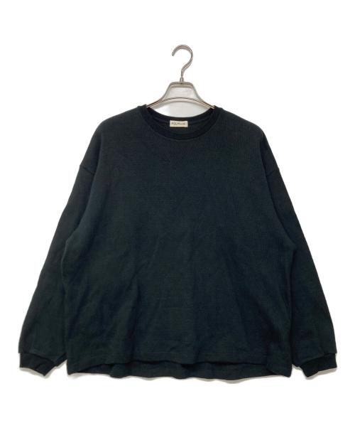 POLYPLOID（ポリプロイド）POLYPLOID (ポリプロイド) OVERSIZE LONGSLEEVE C サーマルカットソー ブラック サイズ:3の古着・服飾アイテム