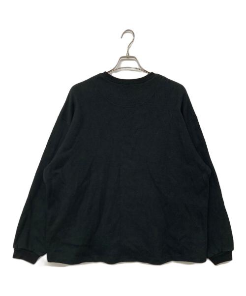 POLYPLOID（ポリプロイド）POLYPLOID (ポリプロイド) OVERSIZE LONGSLEEVE C サーマルカットソー ブラック サイズ:3の古着・服飾アイテム