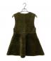 Ameri (アメリ) BOA V NECK REVERSIBLE PEPLUM VEST グリーン×ブラウン サイズ:S：10000円