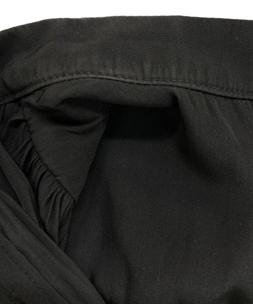 UNITED ARROWS TOKYO（ユナイテッドアローズトウキョウ）UNITED ARROWS TOKYO (ユナイテッドアローズトウキョウ) ギャザーロングワンピース ブラック サイズ:38の古着・服飾アイテム