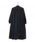UNITED ARROWS TOKYO (ユナイテッドアローズトウキョウ) ギャザーロングワンピース ブラック サイズ:38：10000円