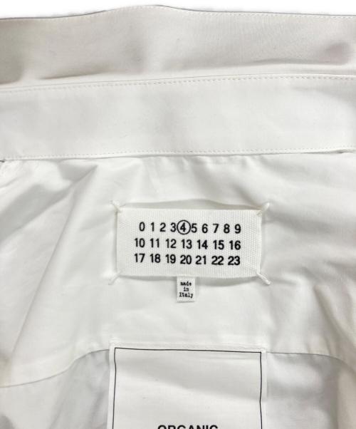 Maison Margiela（メゾンマルジェラ）Maison Margiela (メゾンマルジェラ) 変形シャツ ホワイト サイズ:38の古着・服飾アイテム