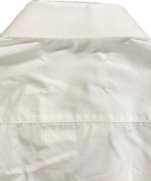 Maison Margiela（メゾンマルジェラ）Maison Margiela (メゾンマルジェラ) 変形シャツ ホワイト サイズ:38の古着・服飾アイテム