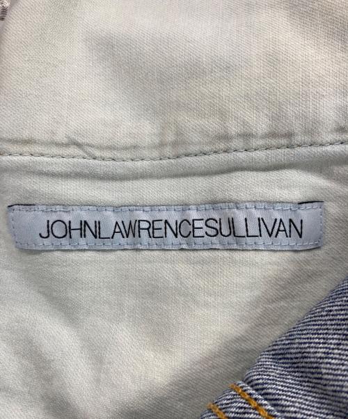 JOHN LAWRENCE SULLIVAN（ジョン ローレンス サリバン）JOHN LAWRENCE SULLIVAN (ジョン ローレンス サリバン) Washed Denim Wide Pants デニムワイドパンツ(ショートレングス) インディゴ サイズ:Ｍの古着・服飾アイテム