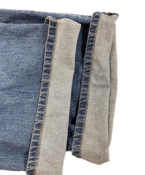 JOHN LAWRENCE SULLIVAN（ジョン ローレンス サリバン）JOHN LAWRENCE SULLIVAN (ジョン ローレンス サリバン) Washed Denim Wide Pants デニムワイドパンツ(ショートレングス) インディゴ サイズ:Ｍの古着・服飾アイテム