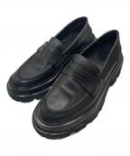 N.GWエヌ.ジーダブリュ）の古着「チャンキーソールローファー」｜ブラック