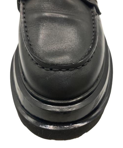 N.GW（エヌ.ジーダブリュ）N.GW (エヌ.ジーダブリュ) チャンキーソールローファー ブラック サイズ:37の古着・服飾アイテム