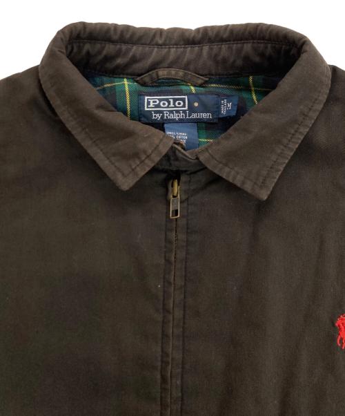 POLO RALPH LAUREN（ポロ・ラルフローレン）POLO RALPH LAUREN (ポロ・ラルフローレン) 90`Sスイングトップ ブラウン サイズ:Mの古着・服飾アイテム