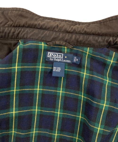 POLO RALPH LAUREN（ポロ・ラルフローレン）POLO RALPH LAUREN (ポロ・ラルフローレン) 90`Sスイングトップ ブラウン サイズ:Mの古着・服飾アイテム