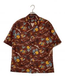 THE NORTH FACE（ザ ノース フェイス）の古着「S/S Aloha Vent Shirt アロハシャツ」｜ブラウン
