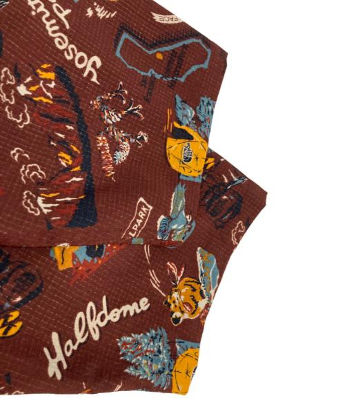 THE NORTH FACE（ザ ノース フェイス）THE NORTH FACE (ザ ノース フェイス) S/S Aloha Vent Shirt アロハシャツ ブラウン サイズ:Lの古着・服飾アイテム