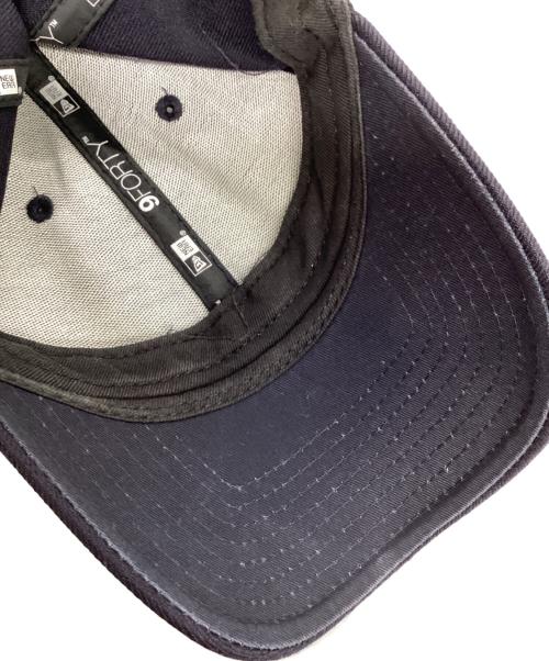New Era（ニューエラ）New Era (ニューエラ) Yohji Yamamoto pour homme (ヨウジヤマモト プールオム) 9FORTY ロゴキャップ ネイビーの古着・服飾アイテム
