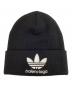 BALENCIAGA（バレンシアガ）の古着「BALENCIAGA × adidas Logo Beanie / ニット帽」｜ブラック