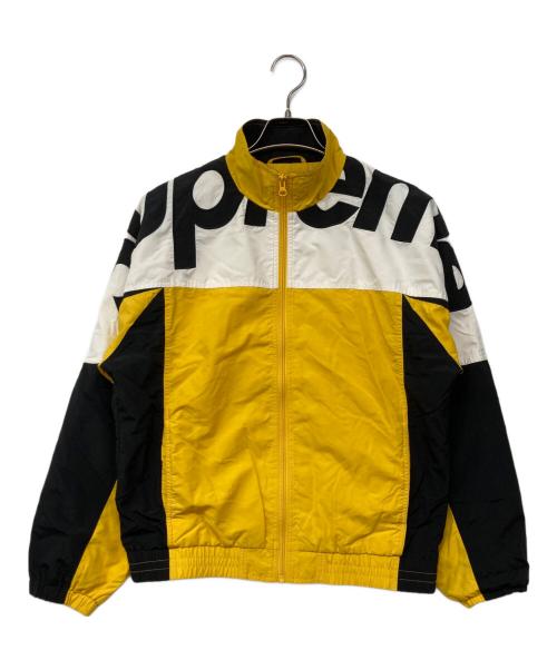 SUPREME（シュプリーム）SUPREME (シュプリーム) Shoulder Logo Track Jacket / ショルダー ロゴ トラック ジャケット イエロー サイズ:Mの古着・服飾アイテム