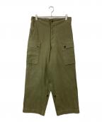 USEDユーズド）の古着「60S タブルフェイスフィールドカーゴパンツ」｜オリーブ