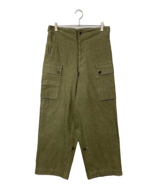 USED（ユーズド）USED (ユーズド) 60S タブルフェイスフィールドカーゴパンツ オリーブ サイズ:78×80の古着・服飾アイテム