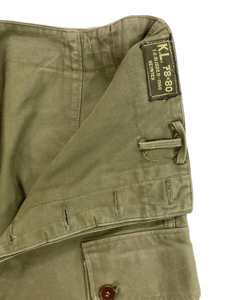USED（ユーズド）USED (ユーズド) 60S タブルフェイスフィールドカーゴパンツ オリーブ サイズ:78×80の古着・服飾アイテム
