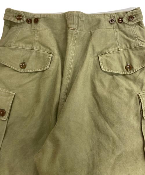 USED（ユーズド）USED (ユーズド) 60S タブルフェイスフィールドカーゴパンツ オリーブ サイズ:78×80の古着・服飾アイテム