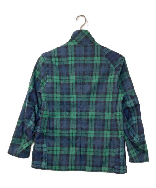 Engineered Garments（エンジニアド ガーメンツ）Engineered Garments (エンジニアド ガーメンツ) リバーシブルキルティングテーラード ジャケット ブルー×グリーン サイズ:XSの古着・服飾アイテム