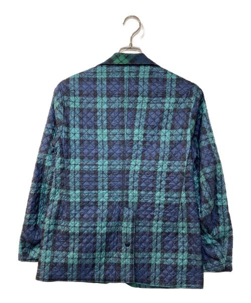 Engineered Garments（エンジニアド ガーメンツ）Engineered Garments (エンジニアド ガーメンツ) リバーシブルキルティングテーラード ジャケット ブルー×グリーン サイズ:XSの古着・服飾アイテム