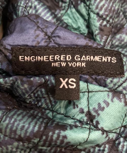 Engineered Garments（エンジニアド ガーメンツ）Engineered Garments (エンジニアド ガーメンツ) リバーシブルキルティングテーラード ジャケット ブルー×グリーン サイズ:XSの古着・服飾アイテム