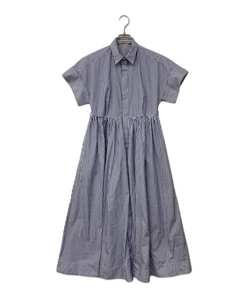 ESTNATION（エストネーション）ESTNATION (エストネーション) ポプリンシャツワンピース ブルー サイズ:38の古着・服飾アイテム