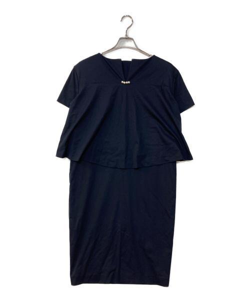 Sono（ソーノ）Sono (ソーノ) 4連パールレイヤードワンピース ネイビー サイズ:1の古着・服飾アイテム