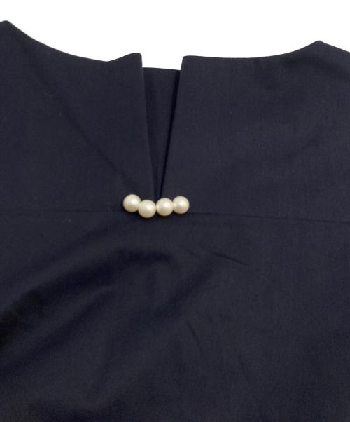 Sono（ソーノ）Sono (ソーノ) 4連パールレイヤードワンピース ネイビー サイズ:1の古着・服飾アイテム