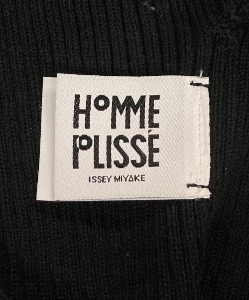 HOMME PLISSE ISSEY MIYAKE（オム プリッセ イッセイ ミヤケ）HOMME PLISSE ISSEY MIYAKE (オム プリッセ イッセイ ミヤケ) Basic Knit Pants / ベーシック ニット ブラック サイズ:3の古着・服飾アイテム