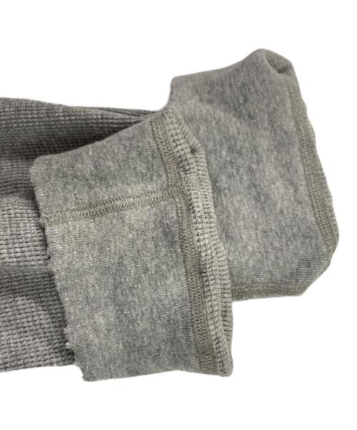 ANCELLM（アンセルム）ANCELLM (アンセルム) DAMAGE WAFFLE CREW LS T-SHIRT ダメージワッフルクルーロングスリーブTシャツ グレー サイズ:1の古着・服飾アイテム