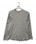 ANCELLM（アンセルム）の古着「DAMAGE WAFFLE CREW LS T-SHIRT ダメージワッフルクルーロングスリーブTシャツ」｜グレー
