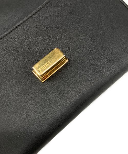FENDI（フェンディ）FENDI (フェンディ) ピーカーブー 長財布 ブラックの古着・服飾アイテム