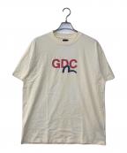 EVISU×GDCエヴィス×ジーディーシー）の古着「DIRTY WASHED LOGO TEE」｜アイボリー