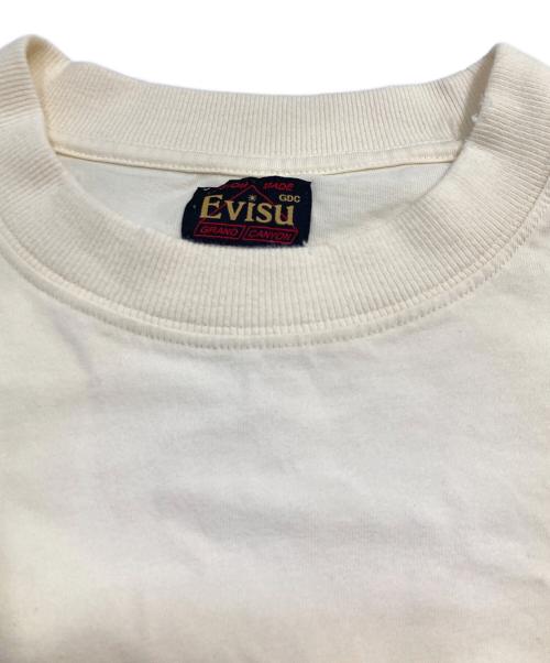EVISU（エヴィス）EVISU (エヴィス) GDC (ジーディーシー) DIRTY WASHED LOGO TEE アイボリー サイズ:L 未使用品の古着・服飾アイテム